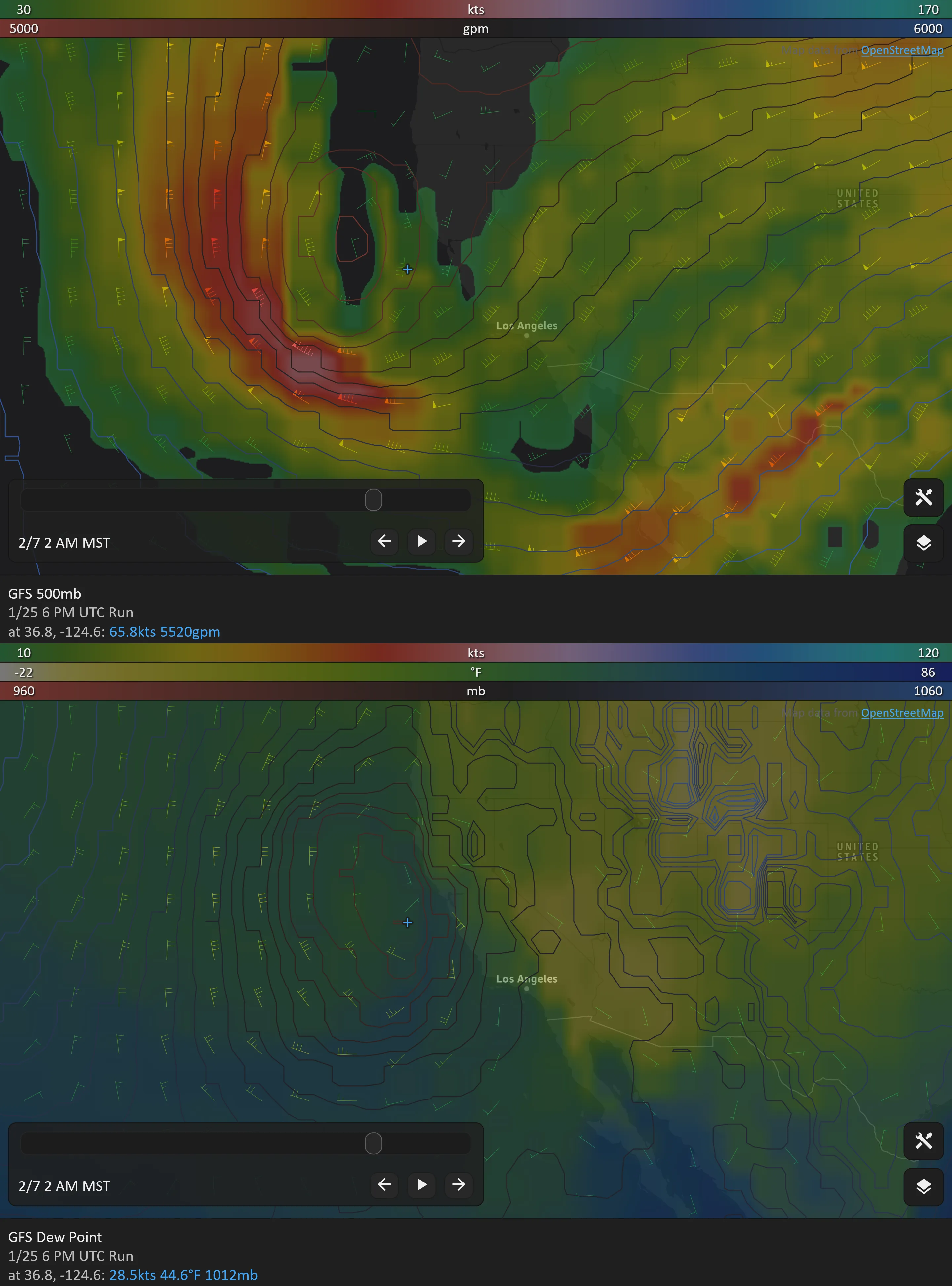 Colocated 500mb trough and surface low